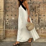 Cross Strap Sleeveless Backless Dress